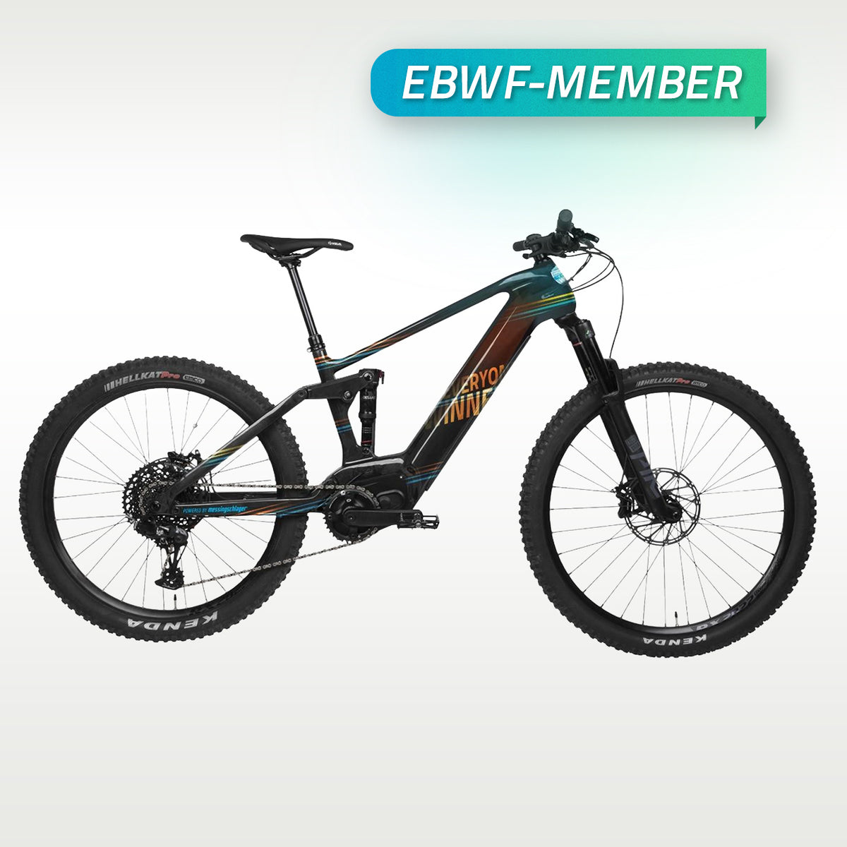 e-bike fully aktion Carbon World FEDERATION “powered by messingschlager” seifenbox Cube Aim SLX – Condition:Used